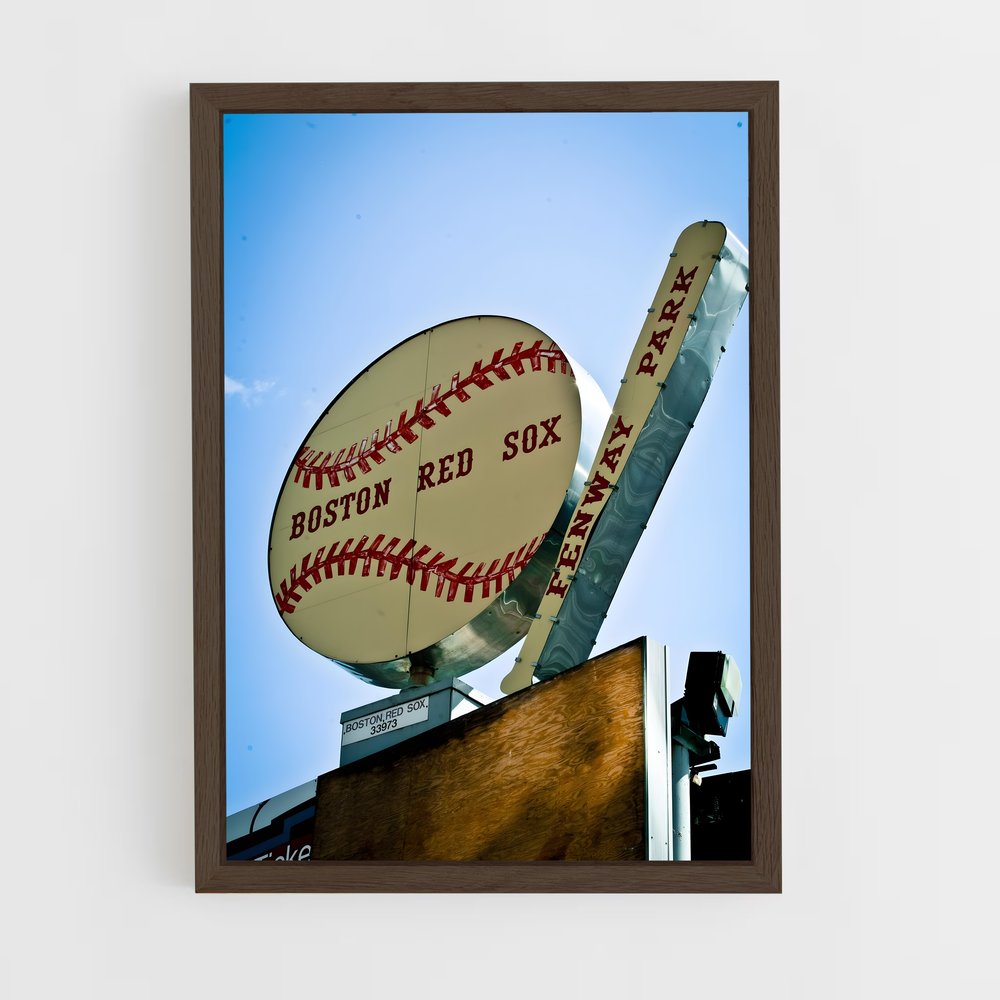 Poster Fenêtre sur Fenway – affiche Baseball (vue 5)